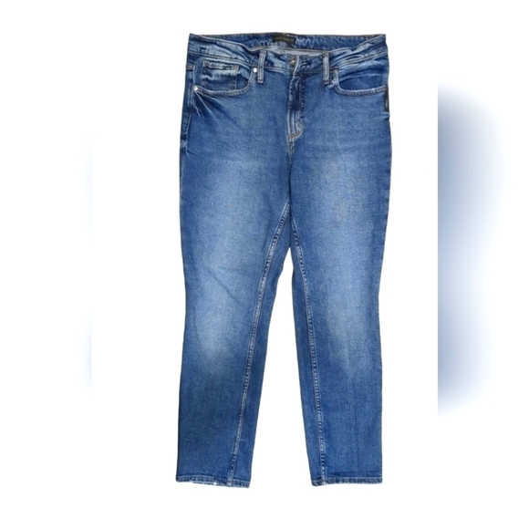 Silver Jeans Denim - Silver Jeans Co Beau Western Glove Works Sz W30 L28.5